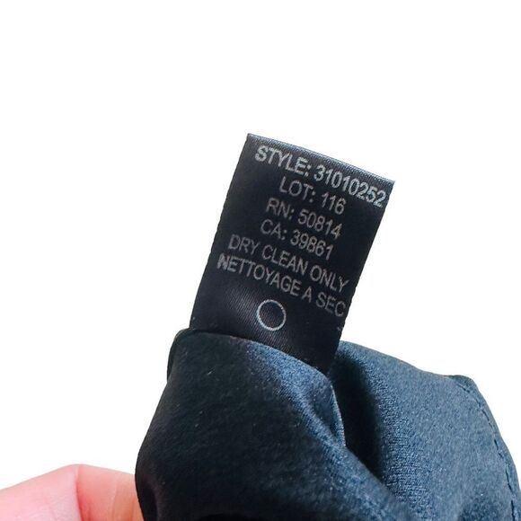 Elie Tahari Black Satin Corset Style Tank - Size Medium - Picture 10 of 11